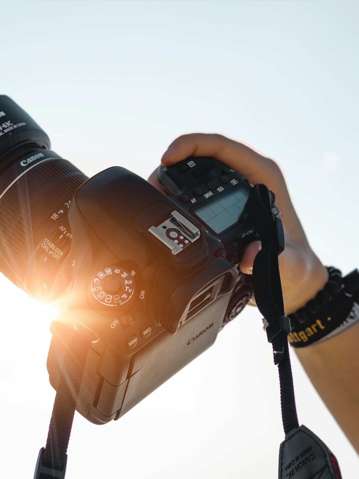 Photographer with camera