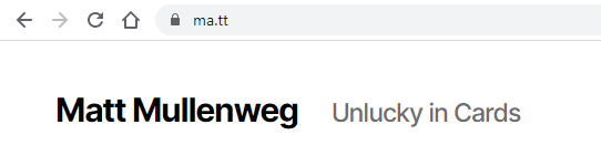 Snapshot of Matt Mullenweg Website Domain